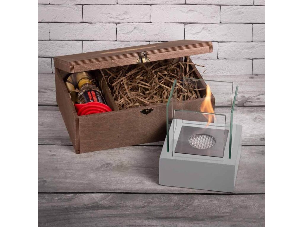 Подарочный набор SteelHeat PREMIUM BOX GLORIA серая + деревянная коробка + стартовый комплект Подарочный набор SteelHeat PREMIUM BOX GLORIA серая + деревянная коробка + стартовый комплект