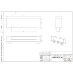 Биокамин встраиваемый SteelHeat LONG 1200 Small (Стемалит)