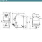 Котёл стальной ZOTA BULAT TURBO 25 с контроллером C-Line SF
