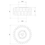 Комплект чугунных теплоаккумулирующих дисков d-150мм (2 шт.)