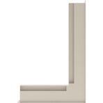 Вентиляционная решетка Люфт угловая/6*40 см правая бежевая (LUFT/NP/6/40/45S/K)