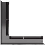 Вентиляционная решетка Люфт угловая стандарт стальная 90