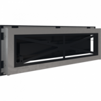 Каминная решетка вентиляционная WIND Черная 17х49