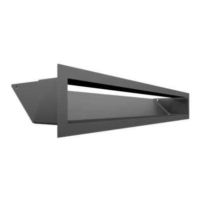 Вентиляционная решетка Люфт графитовая 9x60 (LUFT/9/60/45S/G/SF)