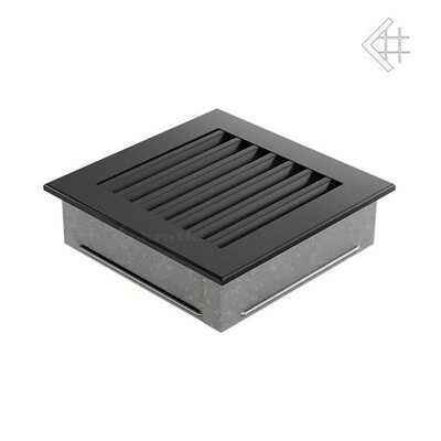 Вентиляционная решетка 17x17 FRESH графитовая