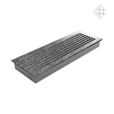 Вентиляционная решетка 17x49 FRESH черная хром пористая