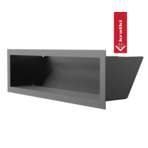 Каминная решетка вентиляционная Kratki Luft 12x40 черная