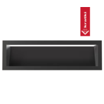 Каминная решетка вентиляционная Kratki Luft 12x40 черная