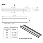Вентиляционная решетка Люфт бежевая 6x40 (LUFT/6/40/45S/K)