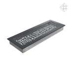 Вентиляционная решетка 17x49 ABC графитовая