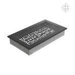Вентиляционная решетка 17x30 ABC черная