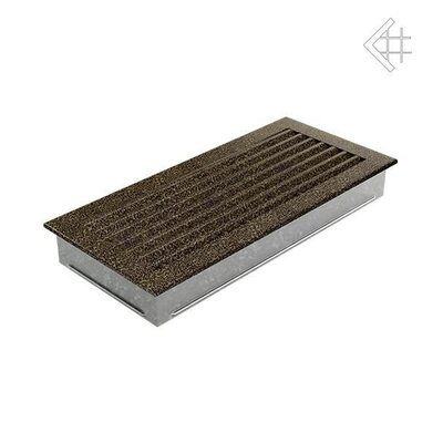 Вентиляционная решетка 17x37 FRESH черная латунь пористая