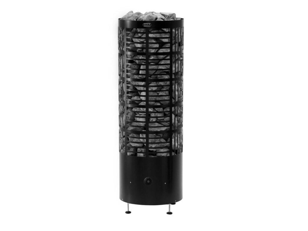 Электрическая каменка BORN LINE BLACK PLUS O90 9 кВт, для сауны и бани со встроенным управлением Электрическая каменка BORN LINE BLACK PLUS O90 9 кВт, для сауны и бани со встроенным управлением