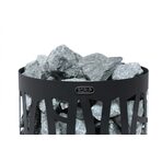 Электрическая каменка BORN RAIN BLACK PLUS R70 7 кВТ со встроенным управлением, для сауны и бани