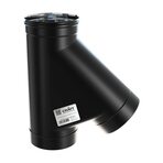 Craft HF-P тройник 45° (316/0,8/черный) Ф200