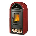 Печь-камин La Nordica Stefany forno BO (бордовый)