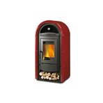 Печь-камин La Nordica Stefany forno BO (бордовый)
