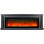 Каминокомплект Cosmo 60 (Разборный) - Серый графит с черным с очагом Vision 60 LED