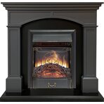Электрокамин Langford - Серый графит с очагом Majestic FX Black