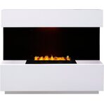 Электрокамин Kyoto - Белый с очагом Cassette 400 LNH-INT PS (без дров)