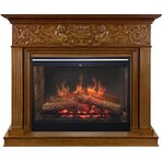 Электрокамин напольный Palace - Орех с очагом Symphony 30'' DF3020-INT