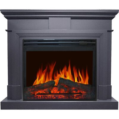 Электрокамин Coventry Graphite Grey - Серый графит с очагом Jupiter FX New