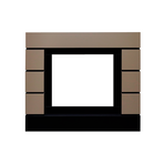 Электрический камин Lindos - Beige Grey с очагом Vision 23 EF LED 3D FX