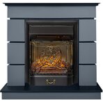 Каминокомплект Modern (Разборный) - Серый графит (Глубина 319 мм) с очагом Majestic FX M Black RC