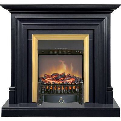 Электрокамин Bradford - Серый графит с очагом Fobos FX M Brass