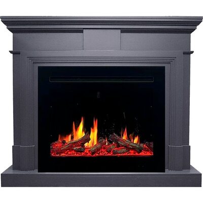 Электрокамин Coventry Graphite Grey - Серый графит с очагом 5D V-ART 25