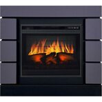 Электрокамин напольный Modern SFT (Разборный) - Серый графит с очагом Vision 23 EF LED 3D FX