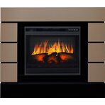 Электрический камин Lindos - Beige Grey с очагом Vision 23 EF LED 3D FX