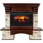 Электрокамин Aberdeen - Темный дуб с очагом Vision 26 EF LED 3D FX