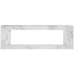 Каминокомплект Line 60 SFT White Marble - Белый мрамор с очагом Vision 60 LOG LED