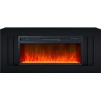 Каминокомплект Line 42 CRM (Разборный) - Санд блэк с очагом Vision 42 LED
