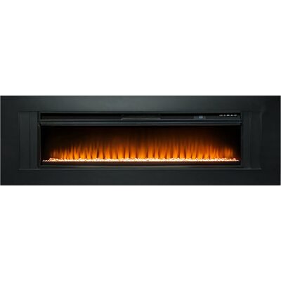 Электрический камин Line 60 - Черный с очагом Vision 60 LED