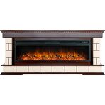 Электрический камин Shateau 60 - Темный дуб с очагом Vision 60 LOG LED