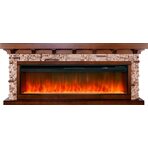 Электрический камин Chalet 60 - Темный дуб с очагом Vision 60 LED