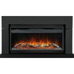 Электрокамин Lindos Graphite Grey (Ширина 1470мм) с очагом Vision 42 LOG LED