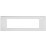 Электрокамин напольный Line 60 SFT - Белый с очагом Vision 60 LOG LED