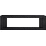 Электрокамин Line 60 Dark Grey - Темный серый с очагом Vision 60 LED