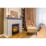 Очаг электрокамина Brookline Black