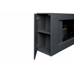 Портал Royal Flame Портал-тумба Line 60 (Разборный) - Серый графит