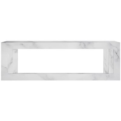 Портал Royal Flame Line 60 SFT White Marble (Разборный) - Белый мрамор