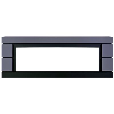 Портал Royal Flame Modern 60 (Разборный) - Серый графит с черным