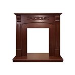 Электрический камин Sorrento угловой - Орех с очагом Majestic FX Black