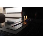 Торцевой сквозной биокамин Firezo Estremità finestra pietra