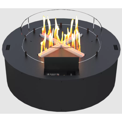Автоматический круглый биокамин Smart Fire A5 Premium 700 с Х-образной горелкой