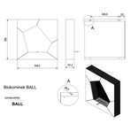 Настенный биокамин Kratki Ball, TUV