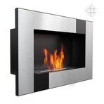 Настенный биокамин Kratki Delta Qube (400x600)